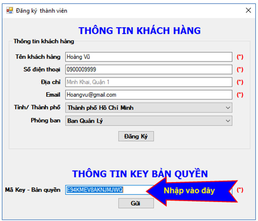 Hướng dẫn đăng ký bản quyền đầy đủ chức năng phần mềm nghiệm thu xây dựng 360 miễn phí